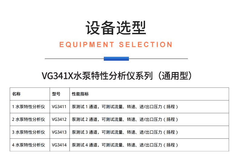 威格新品-VG3400系列水泵特性分析儀 廠家直銷 質量保障插圖31