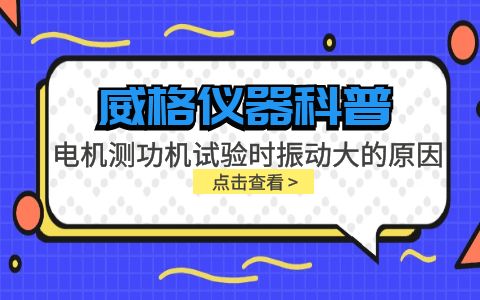 威格儀器-電機測功機試驗時振動大的原因插圖 威格儀器-電機測功機試驗時振動大的原因插圖